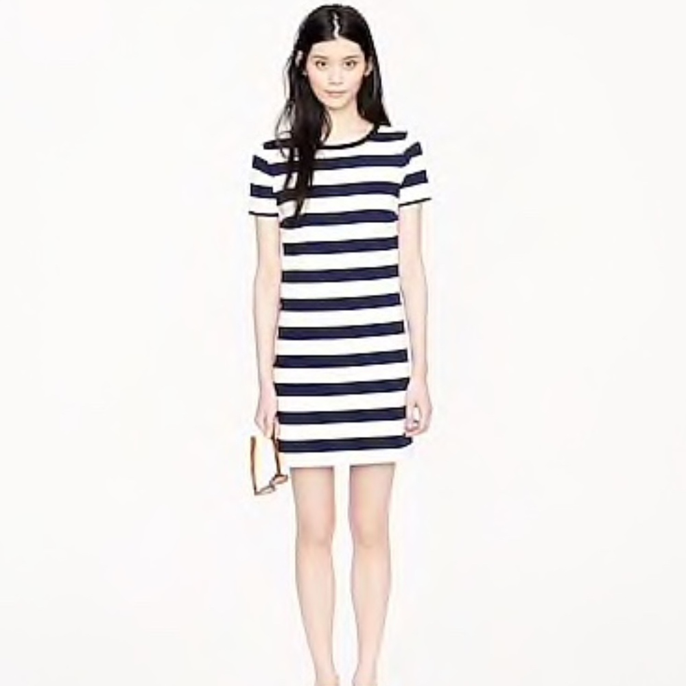 NEW J.Crew Rugby Stripe Dress Aline Knit